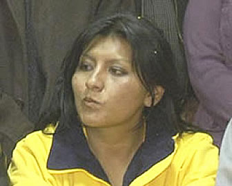 Soledad Chapetón, ex candidata de Unidad Nacional (UN) a la Alcaldía de la ciudad de El Alto.