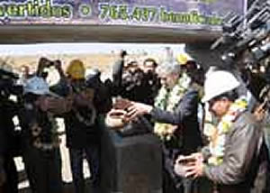 Vicepresidente, Alvaro García Linera, inauguró la planta para tratar aguas servidas