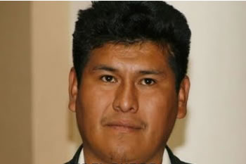 Fidel Surco, presidente de la Coordinadora Nacional por el Cambio (CONALCAM)
