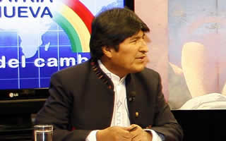 Pueblo es Noticia, Evo Morales