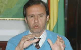Jorge “Tuto” Quiroga, jefe de la opositora agrupación ciudadana Poder Democrático Social (Podemos).
