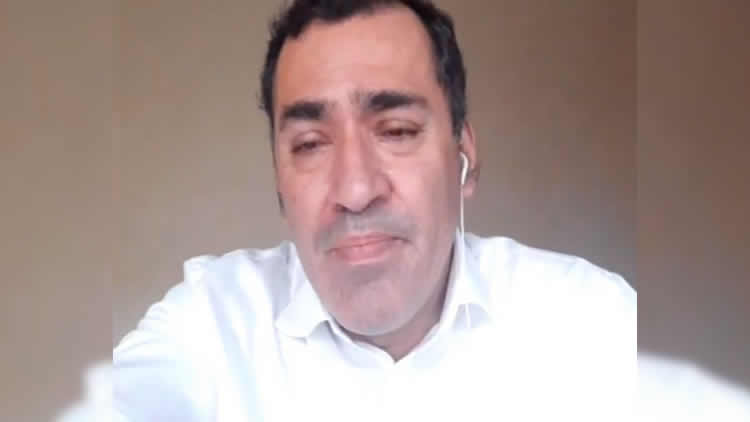 El alcalde de Montero, Miguel Hurtado, en un video a traves de la redes sociales.