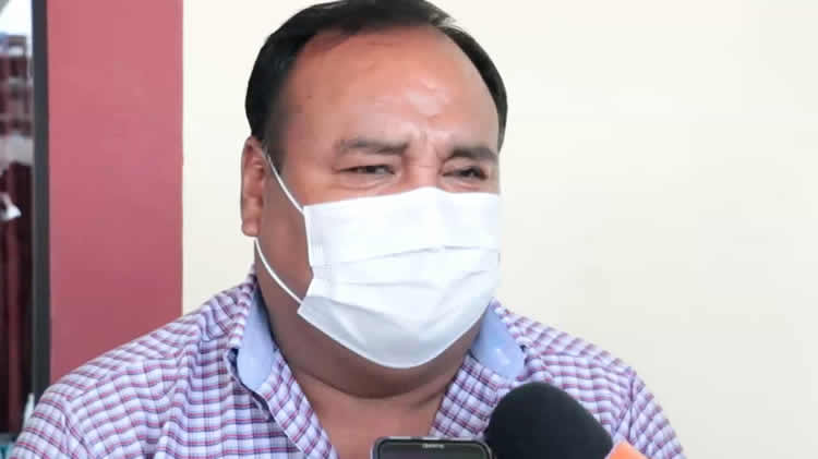 El alcalde de Quillacollo, Héctor Montaño El alcalde de Quillacollo, Héctor Montaño