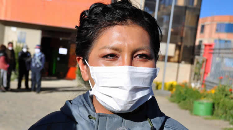 La alcaldesa de El Alto, Soledad Chapetón La alcaldesa de El Alto, Soledad Chapetón