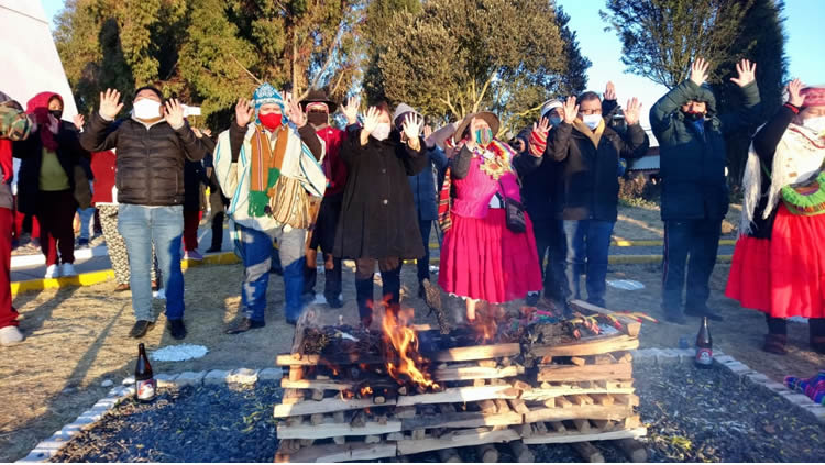 Año Nuevo Andino Amazónico 5528 fue recibido con reducidas ceremonias y transmisiones por internet 