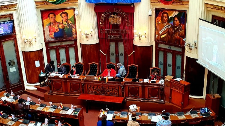 La Cámara de Diputados en una sesión.