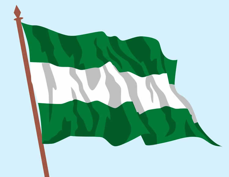 Bandera del departamento de Santa Cruz - Bolivia. Bandera del departamento de Santa Cruz - Bolivia.