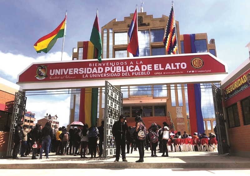 La UPEA abrió un centro de atención Covid para los estudiantes.