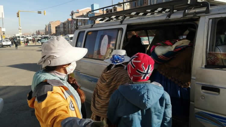 Este lunes, la alcaldía de El Alto realizó un arduo control en diferentes puntos de la urbe.