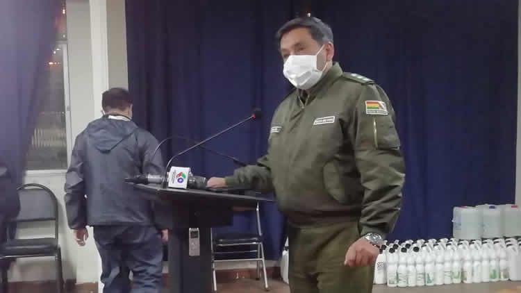 El director nacional de la Fuerza Especial de Lucha Contra el Crimen (FELCC), Iván Rojas El director nacional de la Fuerza Especial de Lucha Contra el Crimen (FELCC), Iván Rojas