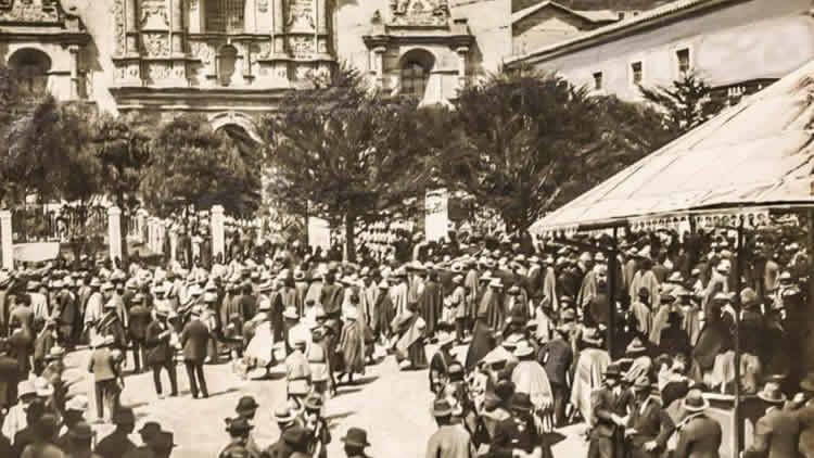 La ciudad de La Paz de antaño 