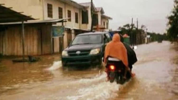 En una anterior ingreso de frente frío con lluvias en Beni En una anterior ingreso de frente frío con lluvias en Beni
