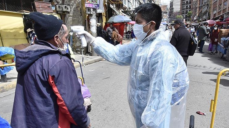 Control de las medidas de bioseguridad en la ciudad de La Paz.