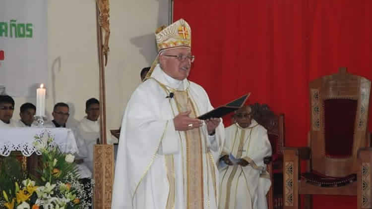 El monseñor Eugenio Scarpellini, obispo de la Diócesis de El Alto, cuando estaba en vida