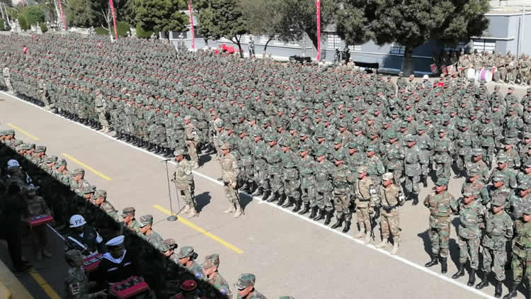 Servicio premilitar en Bolivia.