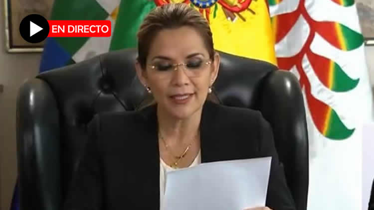 Jeanine Áñez, Presidente constitucional de Bolivia