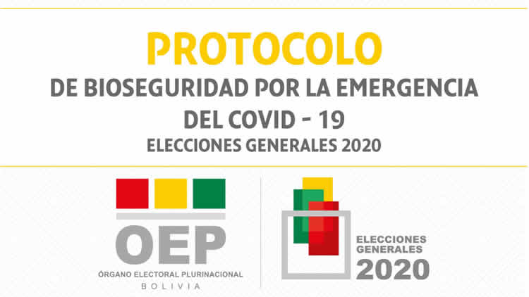 Protocolo de bioseguridad para las elecciones generales del 18 de octubre