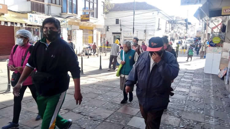 En la ciudad de Sucre analizan la posibilidad de retornar a la cuarentena rígida ante ascenso de contagios de Covid-19