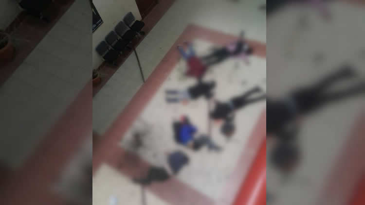 Estudiantes de la universidad de El Alto fallecieron este martes. RRSS 