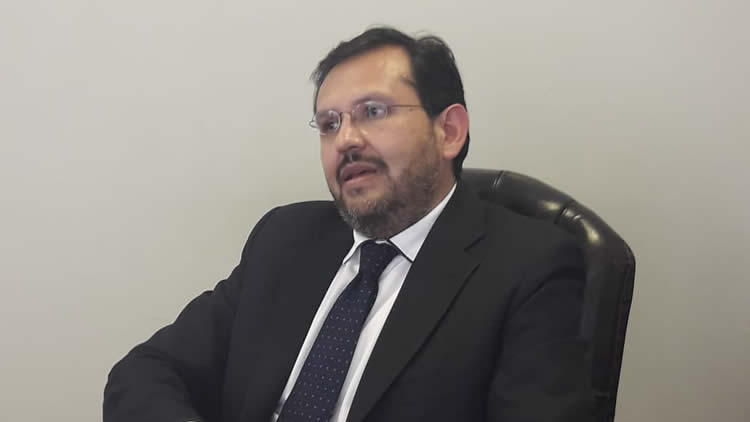 El viceministro de Política Tributaria, Sergio G. Villarroel.