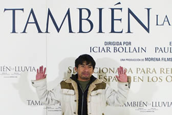 El actor boliviano Juan Carlos Aduviri.