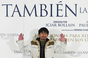 El actor boliviano Juan Carlos Aduviri.