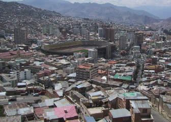 Mancha Urbana de La Paz y El Alto.