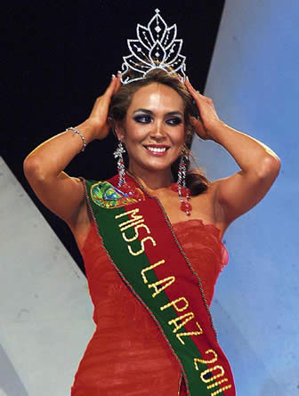 Valeria Avendaño Ávila, Miss La Paz 2011