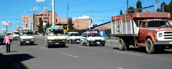 Parque Automotor en El Alto. Parque Automotor en El Alto.