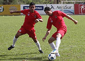 Jugadores de la Selección Boliviana de fútbol.