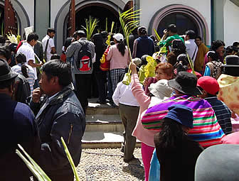 Semana Santa en La Paz Bolivia.