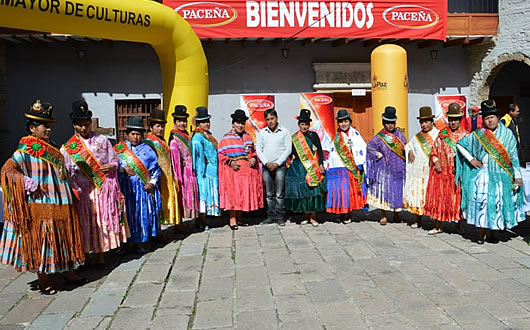 Candidatas rumbo a la elección Cholita Paceña 2013 
