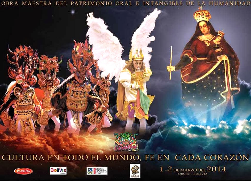 Afiche del carnaval de Oruro 2014