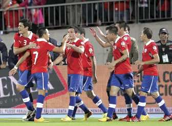 Chile y Ecuador van a Brasil 2014