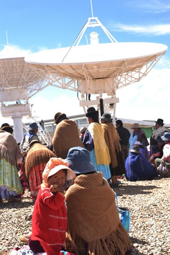 Era espacial en Bolivia