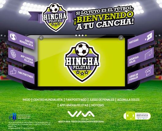 Pagina web hinchapelotas de VIVA