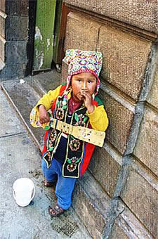 Niño boliviano