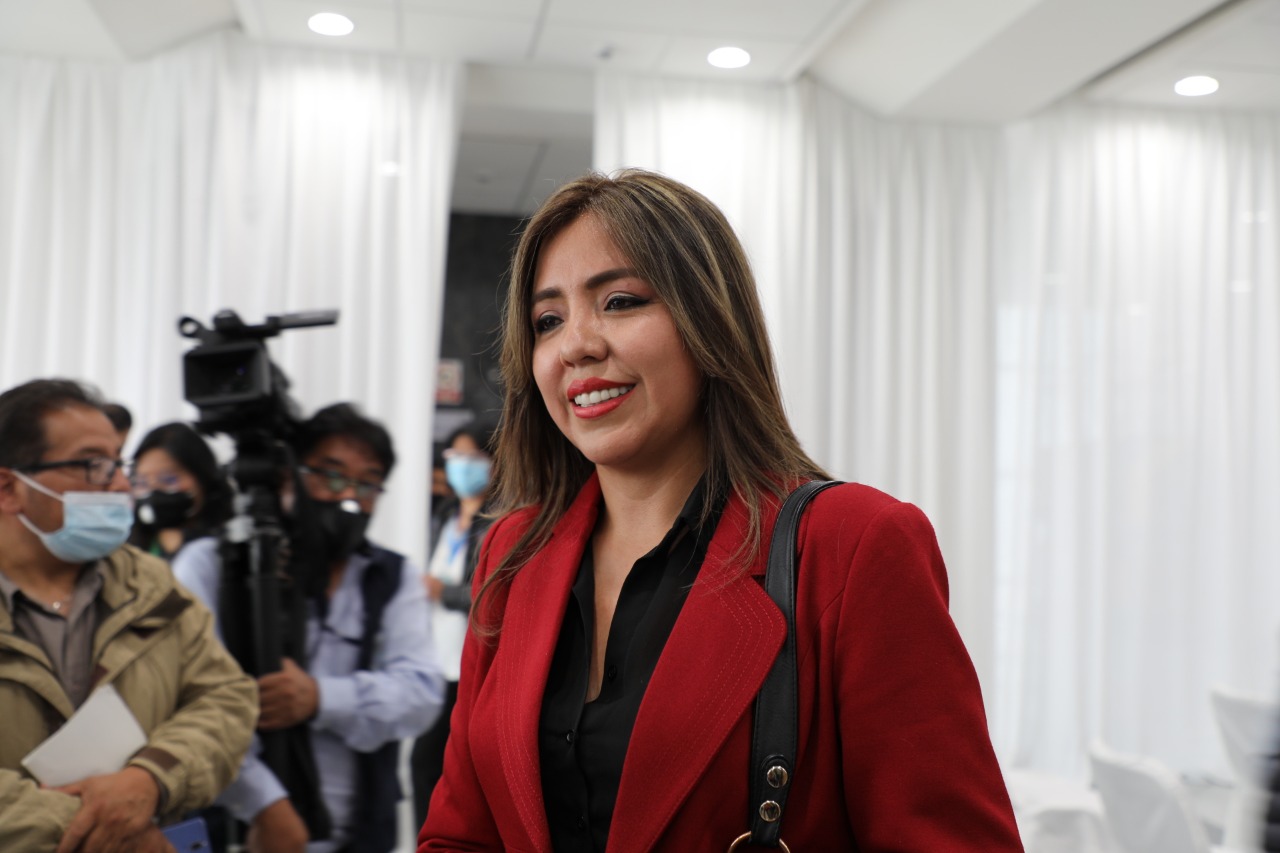 Viceministra Alcón denunció la toma violenta de medios estatales Viceministra Alcón denunció la toma violenta de medios estatales