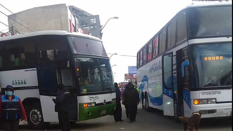 Las empresas de transporte, continúan operando en Villa Bolivar Las empresas de transporte, continúan operando en Villa Bolivar