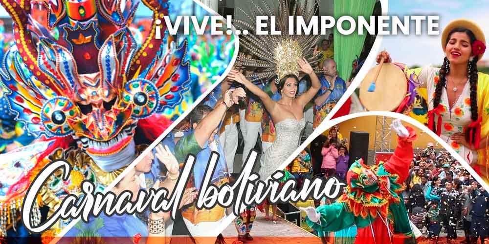Carnaval en Bolivia y la celebración en los distintos departamentos del país.