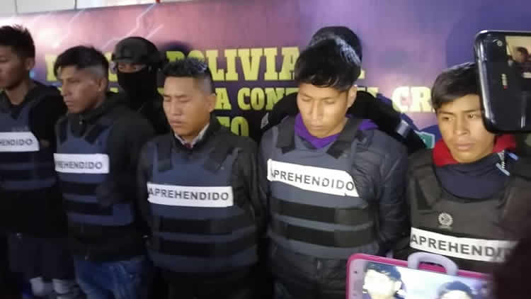 Estas personas tienen antecedentes policiales, por robo y robo agravado.