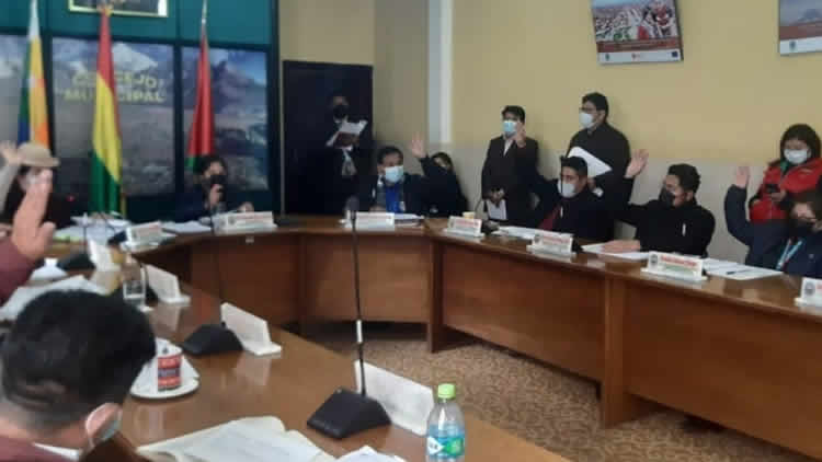 Concejo municipal de la ciudad de El Alto.