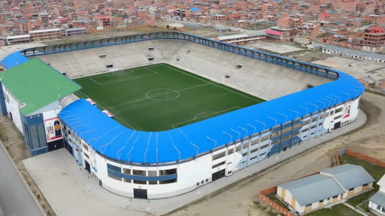 Estadio de Villa Ingenio en la ciudad de El Alto.