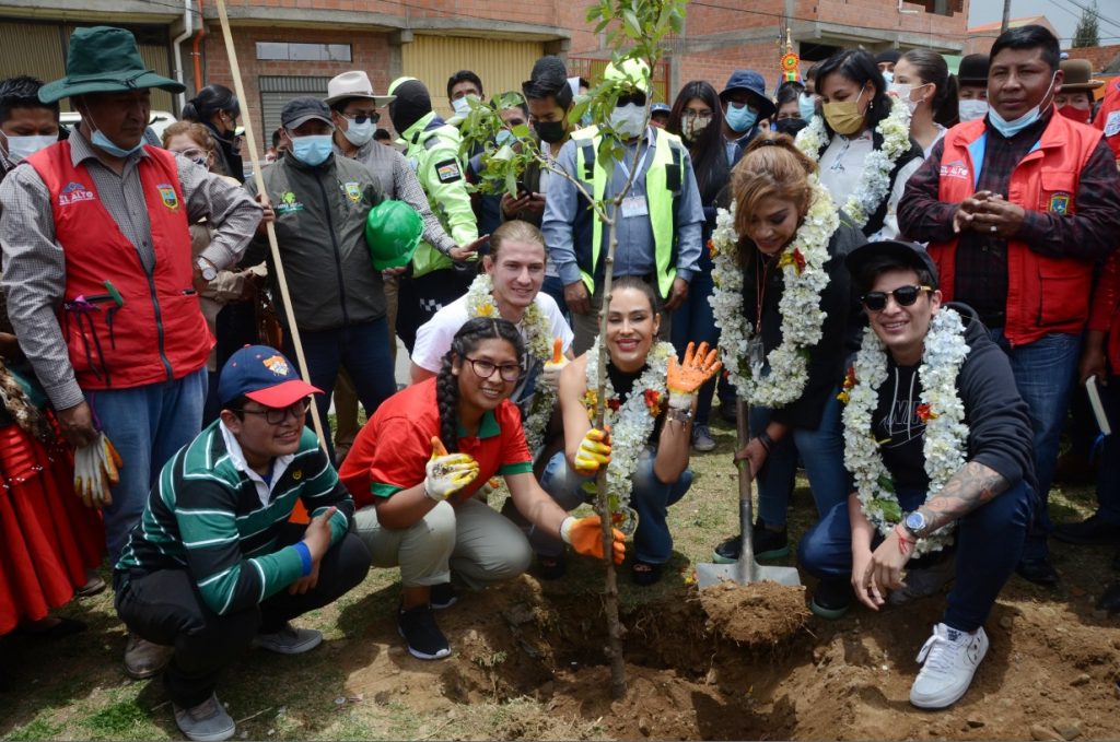 La Dirección de Áreas Verdes y Forestación de la Municipalidad quiere plantar al menos 100 mil arbolitos en El Alto