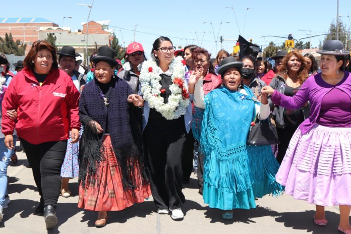 La lideresa alteña proviene de una familia aymara
