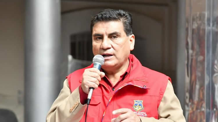 Gobernador de Oruro, Johnny Vedia