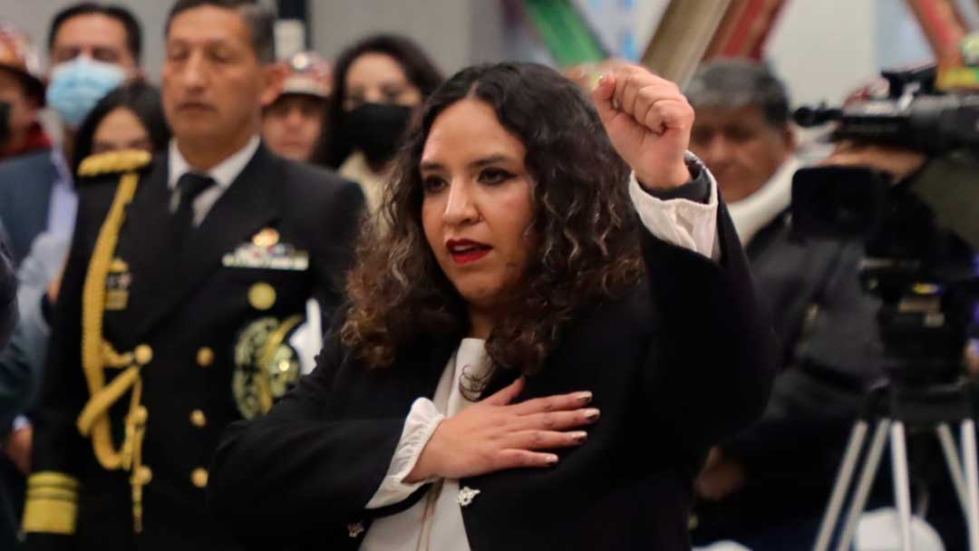 María Renée Castro Cusicanqui, ministra de Salud y Deportes.