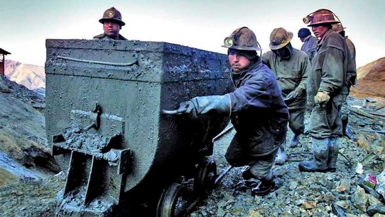 Mineros de Bolivia. Mineros de Bolivia.