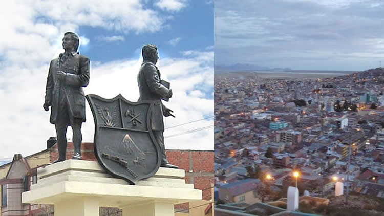 Monumento en Oruro - Bolivia
