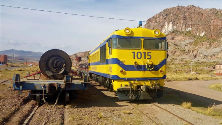 Se reactivó la ruta férrea Arica–La Paz. Se reactivó la ruta férrea Arica–La Paz.